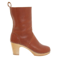 Swedish Hasbeens Boots Leather in Brown