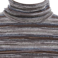 Missoni Roll collar sweater with stripes