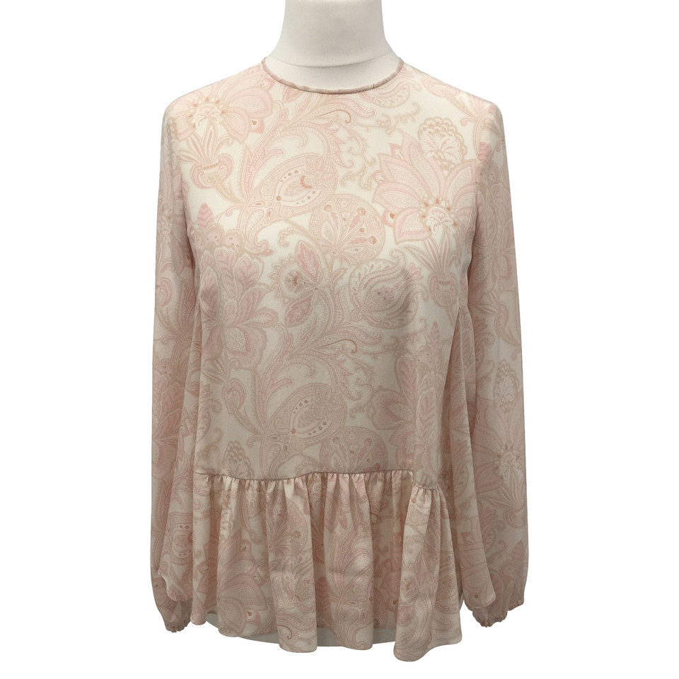 Stella McCartney Silk top with paisley pattern