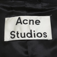 Acne Coat in black