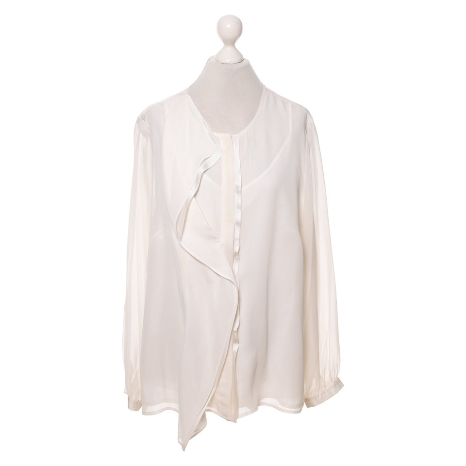 Elegance Paris Top Silk in Cream