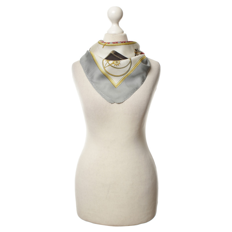 Hermès Silk scarf with printed motif