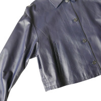 Prada Leather jacket in blue