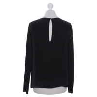 Patrizia Pepe Silk blouse in black