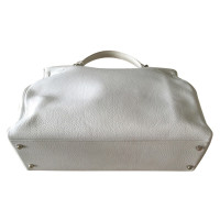 Hermès Kelly Bag 40 aus Leder in Weiß