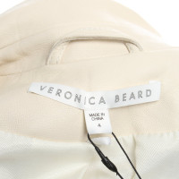 Veronica Beard Jacke/Mantel aus Leder in Beige