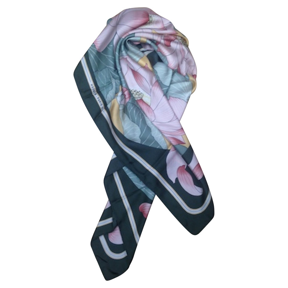 Hermès Silk scarf "Fleurs de Lotus"