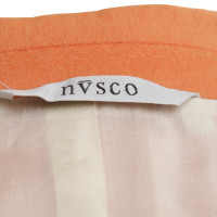 Nusco Long blazer in orange