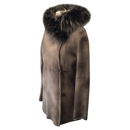 Nigel Preston Jacket/Coat Leather in Taupe