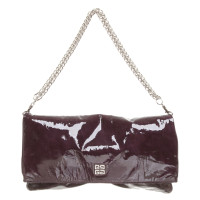 Givenchy Umhängetasche aus Lackleder in Violett