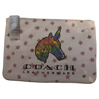 Coach Täschchen/Portemonnaie aus Leinen