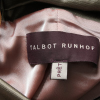 Talbot Runhof Robe en Kaki