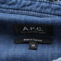 A.P.C. Capispalla in Cotone in Blu