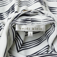 Heidi Klein Robe dos nu en noir et blanc