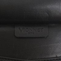 Vionnet Handtasche aus Leder in Schwarz