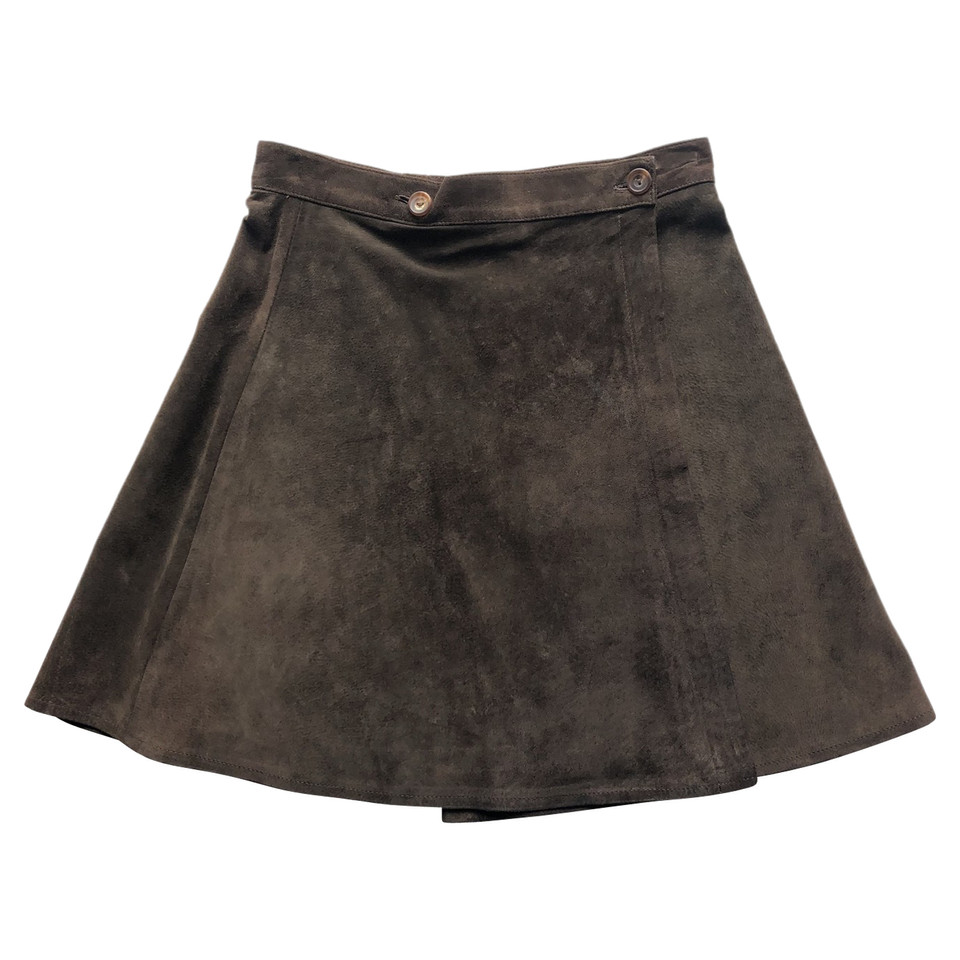 Mulberry Skirt Suede in Brown