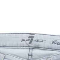 7 For All Mankind Jeans in Hellblau