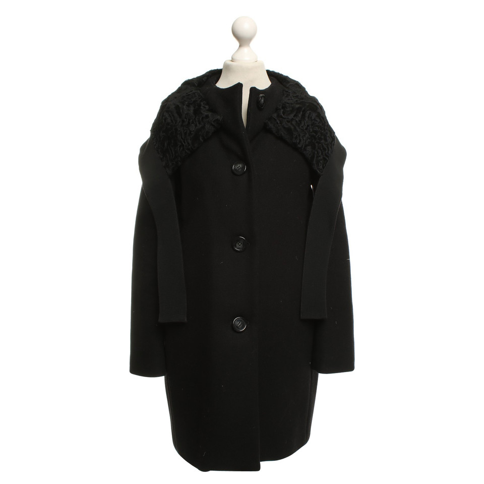 Moncler Down coat with fur