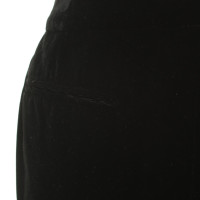 Yves Saint Laurent Fluwelen rok in zwart