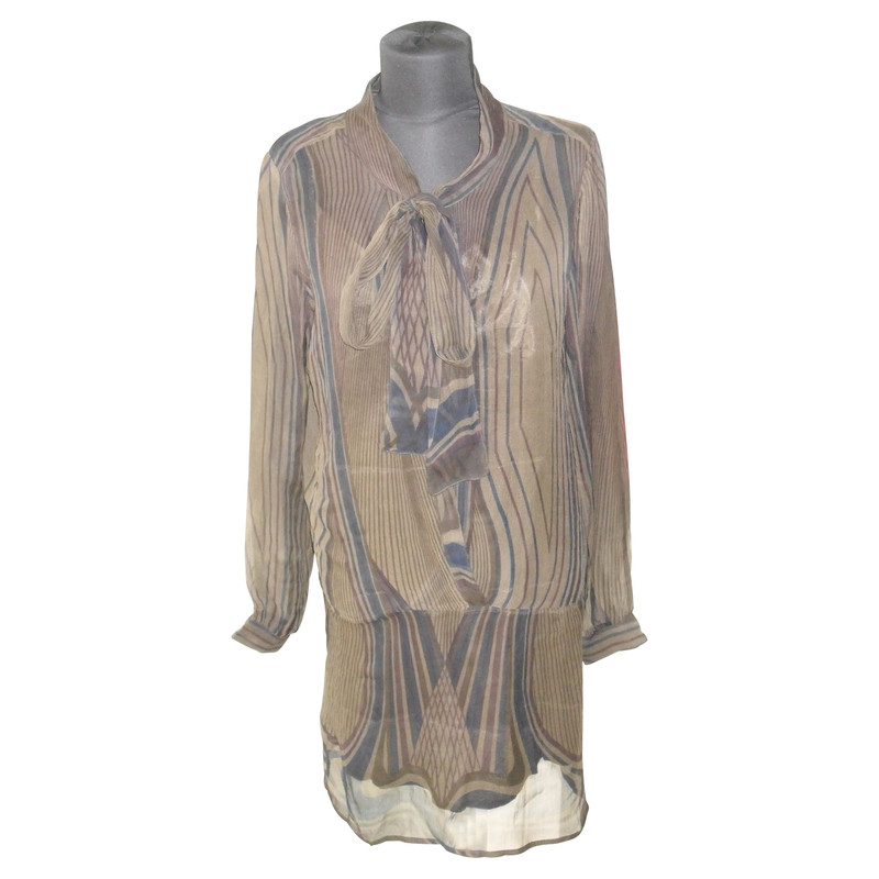 Antik Batik Silk dress with petticoat