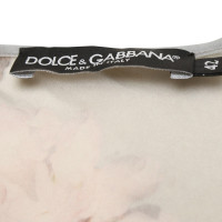 Dolce & Gabbana Semitransparent Blouse in Multicolor