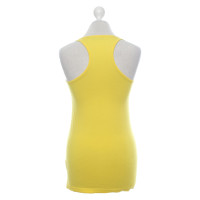 Costume National Top en Coton en Jaune