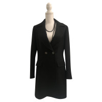 John Richmond Jacke/Mantel aus Wolle in Schwarz