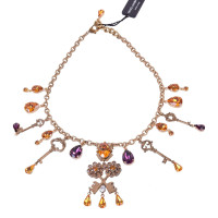 Dolce & Gabbana Sleutel en kristallen Collier