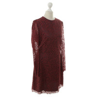 Carven Lace dress in Bordeaux