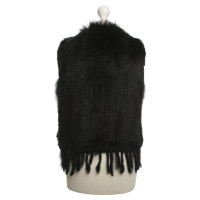 Oakwood Fur Vest in zwart