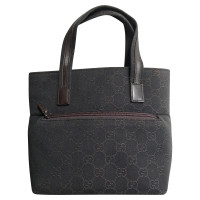 Gucci Handtasche aus Leder in Braun