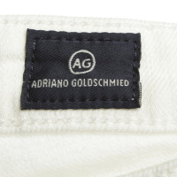 Adriano Goldschmied Jeans « Le échasse Roll-up » en blanc