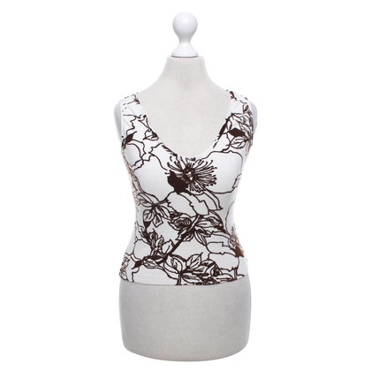 Anna Molinari Top mit floralem Print