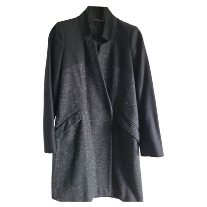 Comptoir Des Cotonniers Jacket/Coat Wool in Grey
