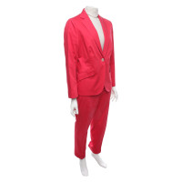 Van Laack Suit Cotton in Red