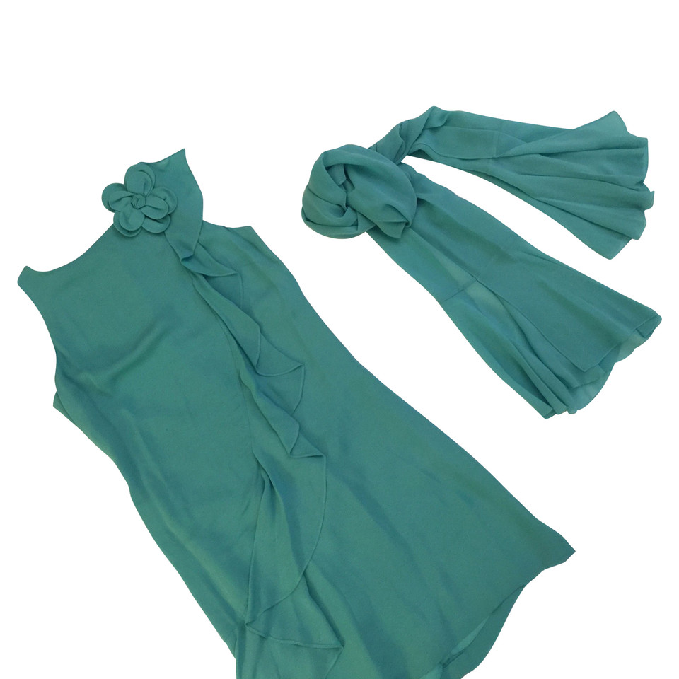 Luisa Spagnoli Dress Silk in Green