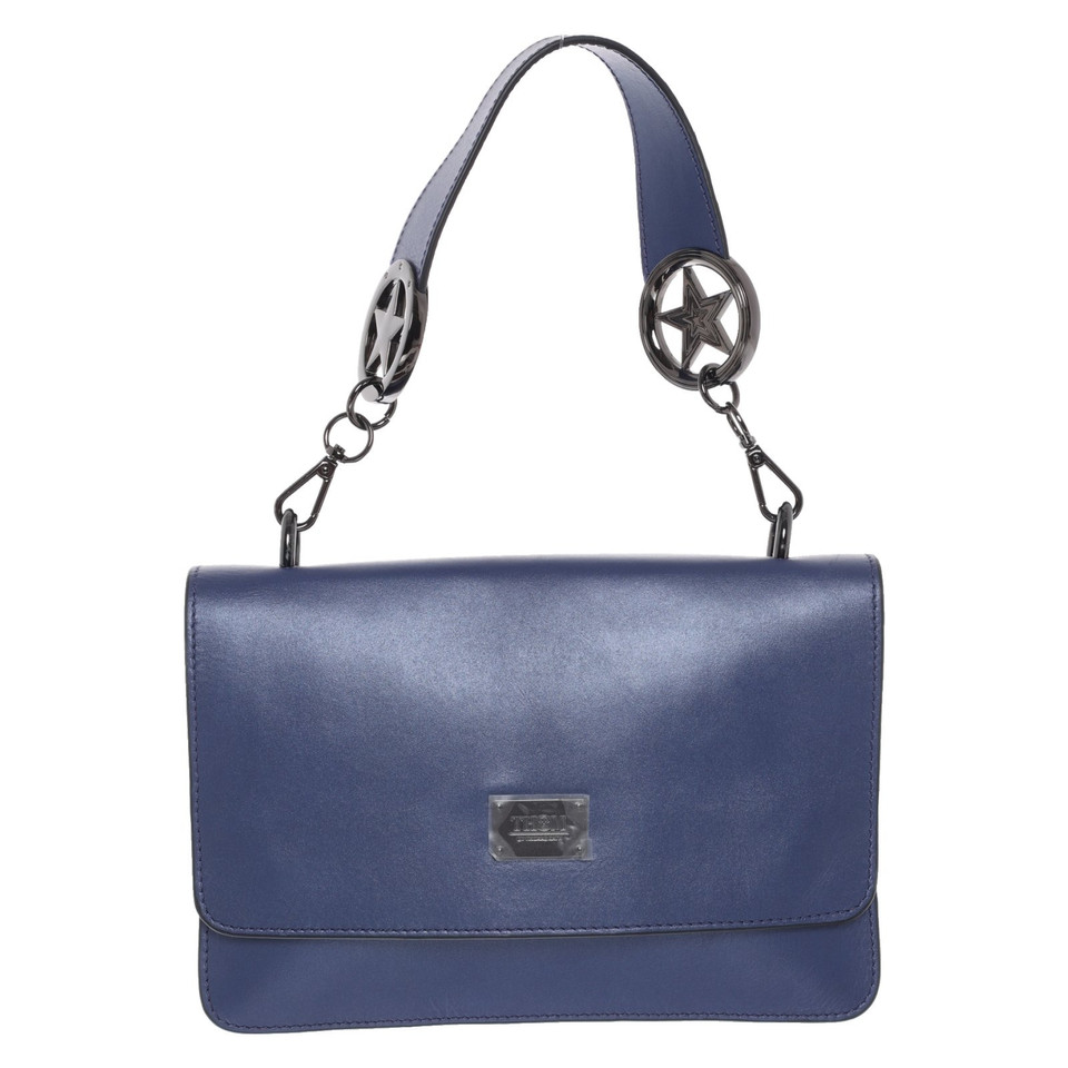 Thomas Rath Borsa a tracolla in Pelle in Blu