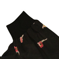 Sonia Rykiel Trousers Silk in Black