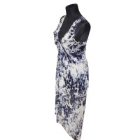 Plein Sud Caftan silk dress with print