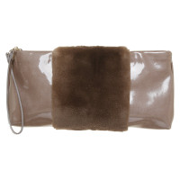 Aigner Clutch Lakleer in Taupe