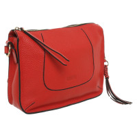Cinque Handtasche aus Leder in Rot