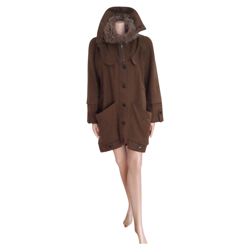 Vanessa Bruno Fur parka in Egg-shape Style