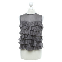 Cos top with ruffles