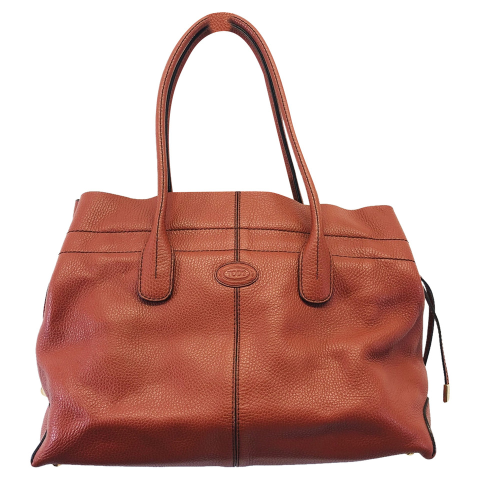 Tod's Shoulder bag Leather in Red