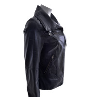Calvin Klein Jacket/Coat Leather in Black