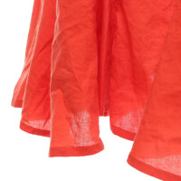 Rhode Resort Kleid aus Baumwolle in Rot