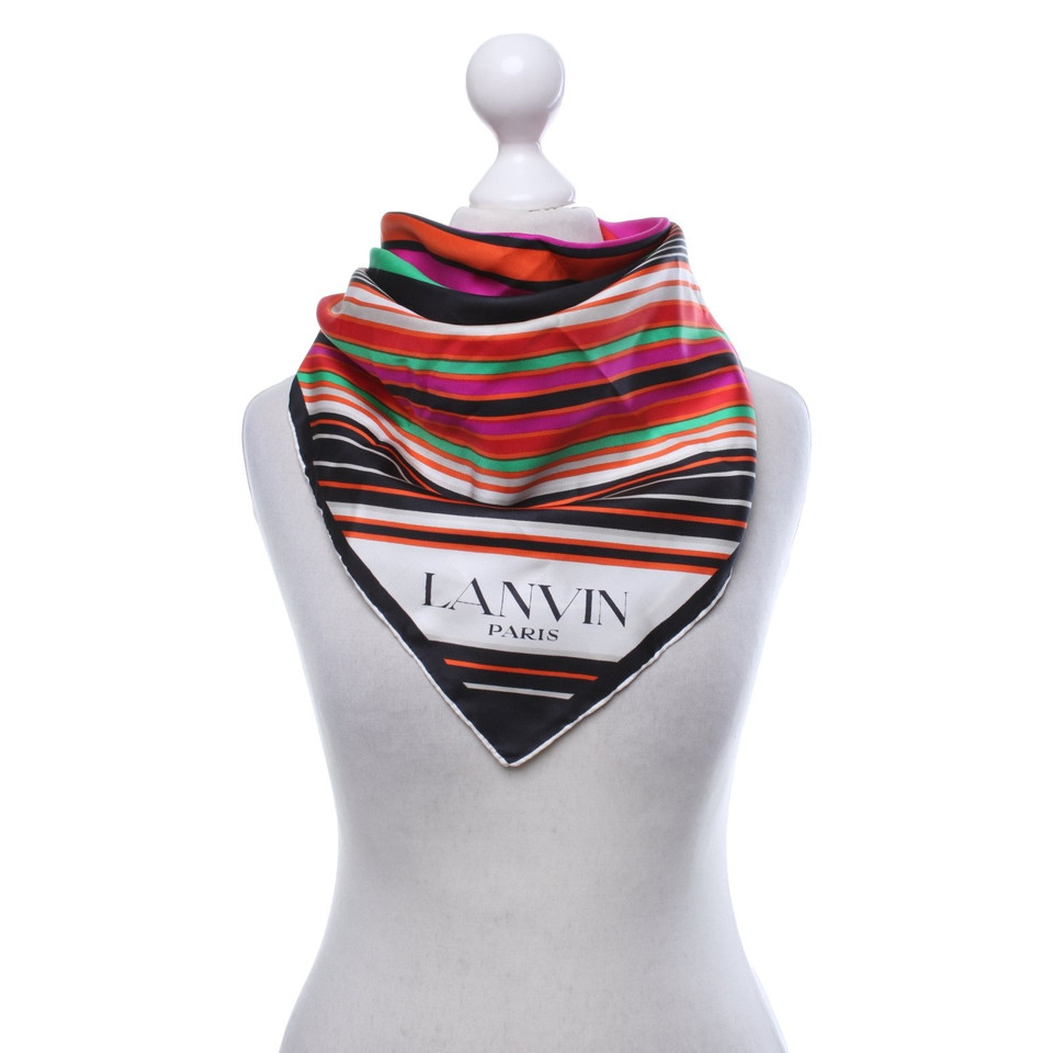 Lanvin Zijden sjaal in multicolore