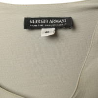 Armani blouse de soie en gris clair