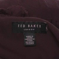 Ted Baker Silk dress in Bordeaux