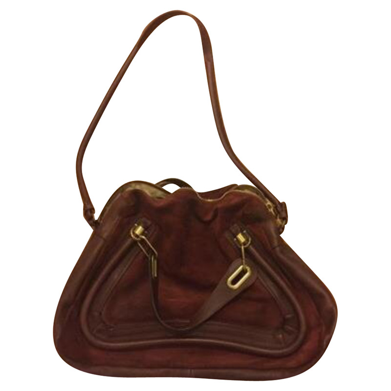 chloe marcie suede bag